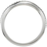 14K White 1/10 CTW Diamond #1 Band for 5.5 mm Square Engagement Ring - 67785105P photo 2