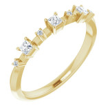 14K Yellow 1/6 CTW Diamond Anniversary Band - 124217601P photo