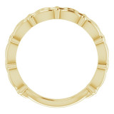 14K Yellow Stackable Ring - 51669102P photo 2
