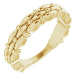 14K Yellow Stackable Ring - 51669102P photo
