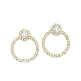 Gems One 14Kt Yellow Gold Diamond (3/8Ctw) Earring - ER10666-4YD photo