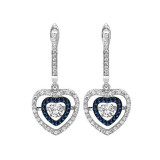 Gems One 14KT White Gold & Diamond Rhythm Of Love Fashion Earrings   - 1/2 ctw - ROL2018-4WCBL photo