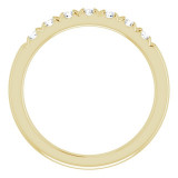 14K Yellow 3/8 CTW Diamond Anniversary Band - 1238816013P photo 2