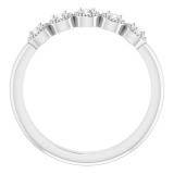 14K White 1/4 CTW Diamond Anniversary Band - 124153600P photo 2