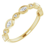 14K Yellow 1/4 CTW Diamond Anniversary Band - 1236336018P photo