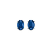 Gems One 14Kt White Gold Sapphire (7/8 Ctw) Earring - ESO54-4W photo