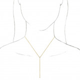 14K Yellow 1/5 CTW Diamond Y 15-17 Necklace - 65346560001P photo 3