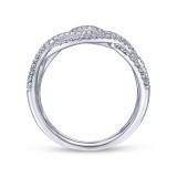Gabriel & Co. 14k White Gold Lusso Diamond Ring - LR51503W45JJ photo 2