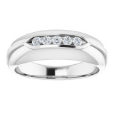 14K White 1/4 CTW Diamond Men's Ring - 98526012P photo 3