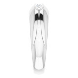 14K White 1/4 CTW Diamond Men's Ring - 98526012P photo 4