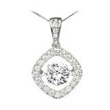 Gems One 14KT White Gold & Diamond Rhythm Of Love Neckwear Pendant  - 2 ctw - ROL1156-4WC photo