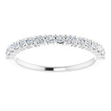 14K White 1/3 CTW Diamond Anniversary Band - 12287760047P photo 3