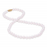 Mastaloni Ladies 14k Yellow Gold Freshwater Pearl Strand Necklace photo