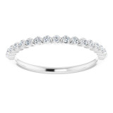 14K White 1/4 CTW Diamond Anniversary Band - 123418600P photo 3