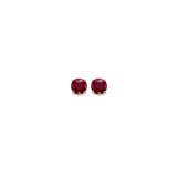 Gems One 14Kt White Gold Ruby (1/4 Ctw) Earring - ERR30-4W photo