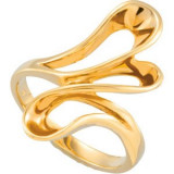 14K Yellow Freeform Ring - 51856350P photo