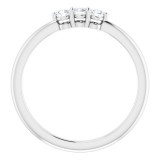 14K White 1/5 CTW Diamond Anniversary Band - 124005600P photo 2