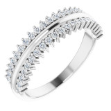 14K White 1/3 CTW Diamond Anniversary Band - 123801600P photo