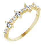 14K Yellow 1/3 CTW Diamond Anniversary Band - 124110605P photo