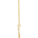 14K Yellow .07 CTW Diamond Horseshoe 16 Necklace - 66412100002P photo 2