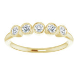 14K Yellow 1/3 CTW Diamond Ring - 122852606P photo 3