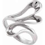 14K White Freeform Ring - 51856348P photo