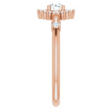 14K Rose 3/8 CTW Diamond Ring - 720886055P photo 4