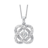 Gems One 14Kt White Gold Diamond (1Ctw) Pendant - PD10457-4WF photo