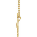 14K Yellow Vintage-Inspired Geometric 16-18 Necklace - 86984202P photo 2