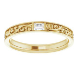 14K Yellow 1/4 CTW Diamond Anniversary Band - 123683601P photo 3