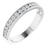 14K White 1/4 CTW Diamond Anniversary Band - 123069600P photo