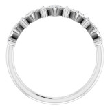 14K White 1/3 CTW Five-Stone Diamond Anniversary Band - 124098600P photo 2