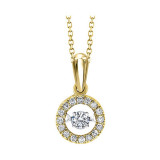 Gems One 10KT Yellow Gold & Diamond Rhythm Of Love Neckwear Pendant  - 1/5 ctw - ROL1025-1YC photo