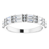 14K White 1/2 CTW Diamond Anniversary Band - 123531600P photo 3