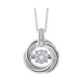 Gems One 14Kt White Gold Diamond (1/10 Ctw) Pendant - PD33644-4WD photo