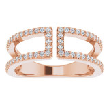 14K Rose 1/3 CTW Diamond Ring - 65215060002P photo 3