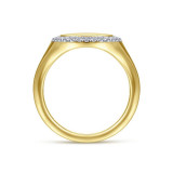 Gabriel & Co. 14k Yellow Gold Contemporary Diamond Ring - LR51521Y45JJ photo 2