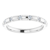 14K White 1/4 CTW Diamond Anniversary Band - 1235356000P photo 3