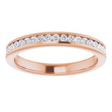 14K Rose 1/4 CTW Diamond Anniversary Band - 12298160027P photo 3