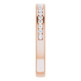 14K Rose 1/4 CTW Diamond Anniversary Band - 12298160027P photo 4