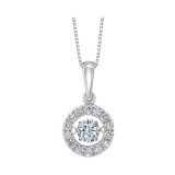 Gems One 14Kt White Gold Diamond (1/2Ctw) Pendant - ROL1065-4WC photo