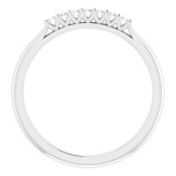 14K White 1/10 CTW Diamond Anniversary Band - 1239746004P photo 2