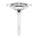 Platinum 1/4 CTW Diamond Vintage-Inspired Ring - 124057603P photo 4