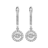 Gems One 10KT White Gold & Diamond Rhythm Of Love Fashion Earrings  - 1/2 ctw - ROL2027-1WC photo