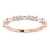 14K Rose 3/8 CTW Diamond Anniversary Band - 123092602P photo 3