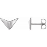 Platinum Geometric Earrings - 86822603P photo