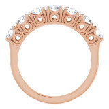 14K Rose 1 1/3 CTW Diamond Anniversary Band - 12286060016P photo 2