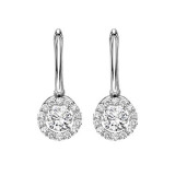 Gems One 14KT White Gold & Diamonds Stunning Fashion Earrings - 7/8 ctw - ROL1014-4WCT photo