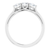 14K White 5/8 CTW Diamond Anniversary Band - 124052600P photo 2