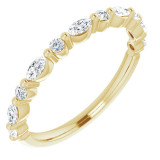 14K Yellow 1/4 CTW Diamond Anniversary Band - 123502605P photo